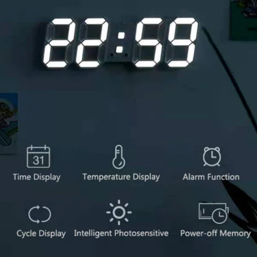 3D LED Digital Clock